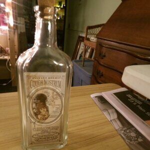 glass bottle.